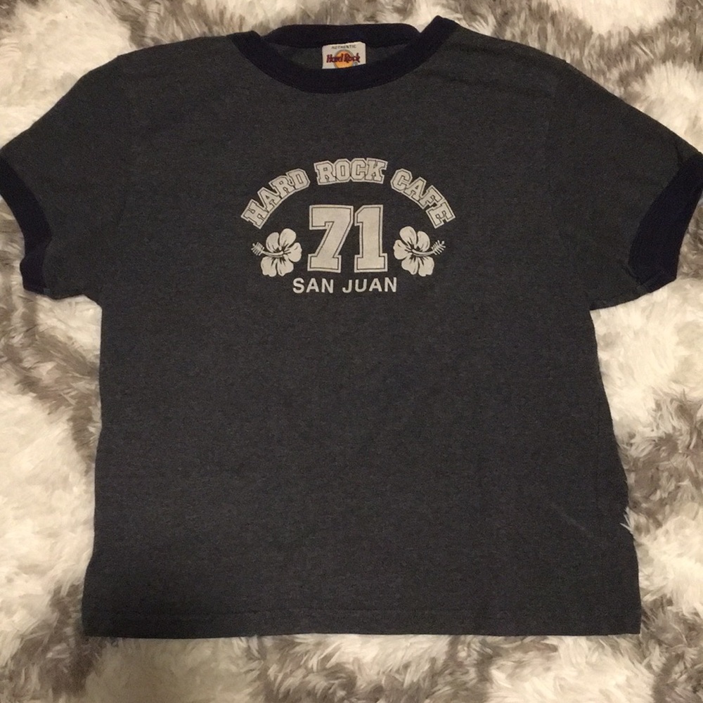 Hard Rock Cafe cropped t-shirt
